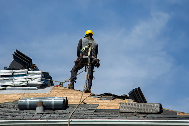 Professional Roof Replacement technician working in Clifton, ID